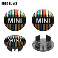 52mm 54mm Automobilio ratlankio centrinės dalies lipdukai MINI R55 R56 F55 F56 R57 R58 R59 Cooper JCW Clubman Countryman ratlankio dangtelių priedai