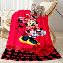 Minnie Mouse Taškeliai Antklodė Patogi Universali Keturiems Sezonams Universalus Modernaus Stiliaus Ideali Dovana Gimtadieniui Valentino Dienai Padėkos Dienai Y43 80cmx120cm
