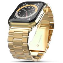 Guseupeli Apple Watch Ultra 2 Ultra 9 8 Se 7 6 5 All Models Metal Strap Band Gold 8/Ultra/7/6/5/4/3/2/1/Se2/Se(42/44/45/49Mm) beige