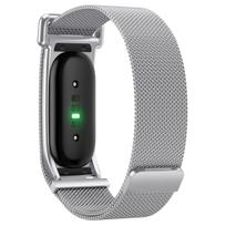 Milanietiškas magnetinis metalinis keičiamas dirželis Google Fitbit Air išmaniajam fitneso sekikliui Google Fitbit Air sidabras