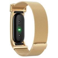 Milanietiškas magnetinis metalinis keičiamas dirželis Google Fitbit Air išmaniajam fitneso sekikliui Google Fitbit Air auksas