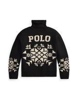 Polo Ralph Lauren Megztinis gelsvai pilka spalva / juoda