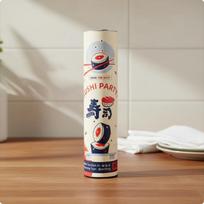 Push-up Sushi Tube Recyclable Paper Canister Sturdy