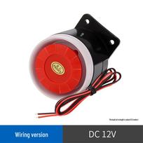 Didelio tūrio 120 dB pramoninis saugos sirenos signalizatorius (220V/12V/24V) black