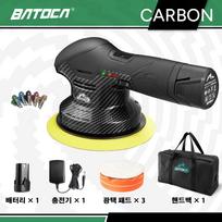 BATOCA Cordless 12V Car Polisher Dual Action Wireless Car Polishing Machine Electric Polish Machines Adjustment Power Tools black