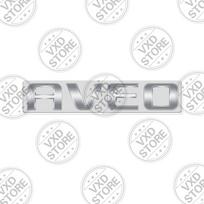 Chevrolet Aveo raidžių Automobilio 3D metalinės raidės Logotipo ženklelis Lipdukai Automobilio Galinės bagažinės raidžių emblema Stiliaus lipdukai white
