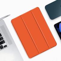 Išmanusis „Folio“ dėklas iPad Air 11, M2 iPad Air 5 4, iPad 10-os kartos Pro 11 12.9 4-os kartos, Mini 6 magnetinis dėklas iPadPro11 1st 2018 oranžinė