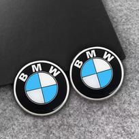 2 vnt. 40/50/60 MM Automobilio rato stebulės dangtelio centrinis lipdukas Emblema Automobilio ženklelis Lipdukas Priedai BMW G30 F02 E46 G28 F10 F30 E60 E90 G20 25mm white
