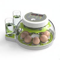 ovum Incubator, Automatic Temperature & Humidity Control, Hatching avian Single Power 8 Eggs gray
