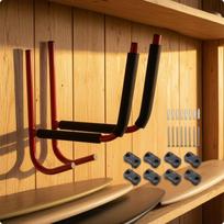 Kayak Wall Mount Heavy Duty Storage Rack Space Saving Paddle Board for Kayakers, Wall Rack Style C -