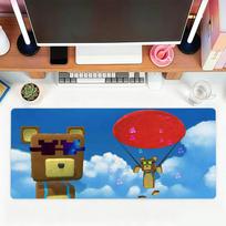 Game Super Bear Adventure Mouse Pad For Office Gaming And Keyboards Non-Slip Large Waterproof 50cmx100cm