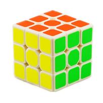 QiYi Sail W Profesionalus 3x3x3 Magic Cube Speed ​​Cubes Dėlionė Neo Cube 3x3 Lipdukas Suaugusiųjų švietimo žaislai Vaikams Dovana balta