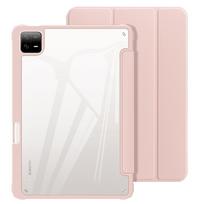 Dėklas planšetiniam kompiuteriui Xiaomi Pad 6 Pro 2023 5 Pro 11 Redmi Pad 10,61 colio pieštuko laikiklio dangtelis, skirtas Xiaomi Tablet MI Pad 5 6 kietam apsauginiam dėklui Xiaomi Pad 6 11 rožinė
