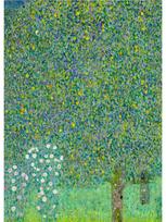 Garsusis Gustavas Klimtas Kotedžas Sodo Gėlės Plakatas Drobės Tapyba Gamta Žalios sienos Menas gyvenamajam kambariui Namų dekoravimui Spausdinti 70x120cm No Fram