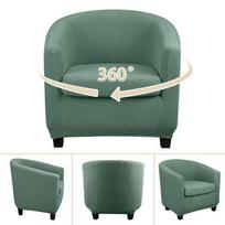 Elastingas žakardo užvalkalas vonios kėdei Svetainė 1 sėdimos sofos užvalkalas Vienvietis baldas Sofa Plaunamas fotelio užvalkalas Universal size gray