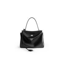 Moteriški krepšiai rankinė piniginė vintažinio moto baikerių užrakto dekoracija kelionėms į darbą pečių crossbody 29*10*20cm black