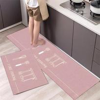 Neslystantys virtuvės kilimai svetainei Ilgas plotinis kilimas Virtuvės grindų kilimėlis Kilimai Įėjimo durų kilimėlis Hom 40cmx60cm 1pc gray