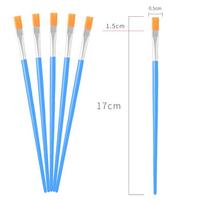 4pcs Flat Head Paint Brush Acrylic Paint Brush Artist Craft Paint Brush Watercolor Small Brush Lot Painting Brush