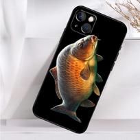 KARPIŲ ŽVEJYBA Dėklas iPhone 14 16 15 Pro Max 11 12 13 Mini 7 8 Plus X XR XS MAX Minkštas smūgiams atsparus dangtelis iPhone 15Pro MAX