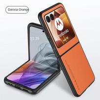 Prabangus aukščiausios kokybės odinis dėklas, skirtas Motorola Razr 50 Ultra Moto Razr50 50Ultra Razr40, atsparus smūgiams, kieto plastiko telefono dėklas Moto Razr 40 Ultra black