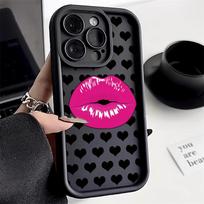 Seksualios merginos lūpos silikoninis telefono dėklas Samsung A55 A35 5g dėklui Galaxy S24 S23 FE S25 Ultra A54 A34 A25 A53 A05 A32 A16 A15 dangtelis A32 4G gray