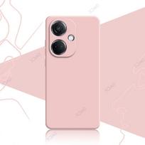 Prabangus dėklas-dangtelis OnePlus NordCE3 Nord CE3 CE 3 Lite 5G, pilna kamera, prabangus kvadratinis skysto silikono galinis apsauginis dangtelis Nord CE3 Lite 5G rožinė