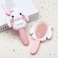 Cartoon Air Cushion Comb for Kids Girls Cute Mini Portable Comb Princess Baby Massage Anti-static Hair Care Smooth Hair Comb white
