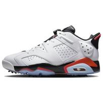 Air Jordan 6 Retro Low Golf White Infrared Unisex Bėgimo bateliai Infrared-23 Juodi DV1376-106 42 white