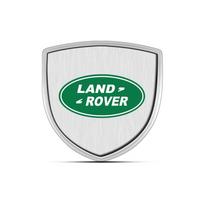 1 vnt. 3D metalinis automobilio durų skydo emblema automobilio kėbulo ženklelis lipdukas stilius Land Rover Discovery Range Rover Evpque Defender automobiliui akinių rėmelis Rover L322 L405 balta