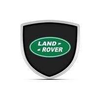 1 vnt. 3D metalinis automobilio durų skydo emblema automobilio kėbulo ženklelis lipdukas stilius Land Rover Discovery Range Rover Evpque Defender automobiliui akinių rėmelis Rover L322 L405 juoda