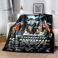 Filmo Greiti ir įsiutę flanelinis pledas Lenktyninis automobilis Namų dekoracija Purus pledas Miegamojo lova Sofa Kelionės stovyklavimas termo pledas 30x40in gray