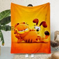 Karštas Anime Komiksų Garfieldų Spausdintas Antklodė Pikniko Antklodės Šilta Antklodė Minkšta ir Patogi Antklodė Namų Kelionės Gimtadienio Dovana 30x40in yellow
