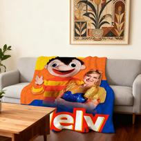 Animacinis mielas B-Bely y Beto pledas Super šiltas patogus pliušinis pledas Vaikams namų sofai miegamajam dovana 40x50in