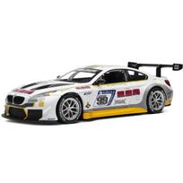 1/24 BMW M6 GT3 Super Sports Racing Alloy Metal Car Model Sound Light Choice Cool Chic Auto Collecting Hobby Gift with Boyfriend balta