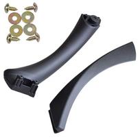 Vidinis Durų Rankenos Skydelis BMW E90 E91 BMW 3 Serijos Sedano Apdailos Dangtelis Black-2pcs-Right gray
