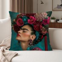 Animacinis F-Frida ART K-kahlo Pagalvės užvalkalas Tinka Miegamiesiems Svetainėms Automobiliams Namų Dekoras 12x12Inch black