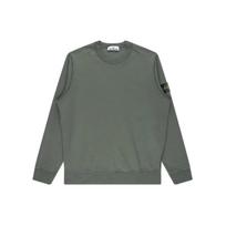 Stone Island Garment Dyed Sweatshirt Musk Men Tops Green 801563051-V0059 M gray