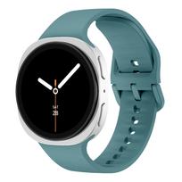 dirželis Samsung Galaxy Watch 8 classic 46mm Priedai pulseira Sportinis silikoninis apyrankė correa Galaxy Watch 8 dirželis 44mm 40mm galaxy watch 8 44mm pušies žalios spalvos