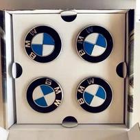 4 vnt. 56/68 mm plaukiojantys ratų centriniai dangteliai BMW 50-mečiui – Tinka G20 X3 X5 E39 E46 E60 F10 F30 2455268/2455269 56mm 4pcs