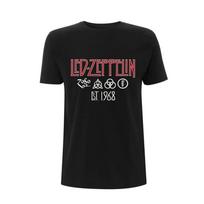 2026 Led Zeppelin - Simboliai Įk. 68 Juodi Marškinėliai Roko Grupės Grafiniai Marškinėliai Vasariniai Medvilniniai Unisex Marškiniai Drabužiai Tee Y2K XL black