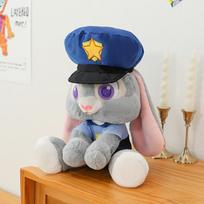 Disney Zootopia Pliušinis žaislas Lapė Judy Hopps Triušis Nick Wilde Lapės Lėlė Zootropolis Lėlė Mergaitės Dovana Vaikams 38-40CM blue