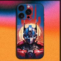 Šaunus T-Transformersų telefono dėklas, skirtas iPhone 16,15,14,13,12,11,Pro,XS,Max,XR,Plus,SE,Mini, minkštas juodas dangtelis iPhone16promax