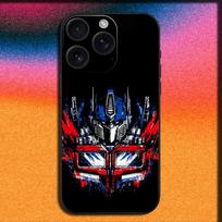 Šaunus T-Transformersų telefono dėklas, skirtas iPhone 16,15,14,13,12,11,Pro,XS,Max,XR,Plus,SE,Mini, minkštas juodas dangtelis iPhone13PRO
