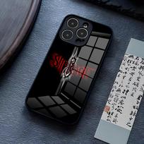 Populiarus S-Slipknot Grupės Roko Telefono Dėklas Skirtas IPhone 16 Pro Max 17 14 15 Plus 13 Mini 11 12 X XR XS 8 7 Plus SE Stiklinis Dangtelis iPhone12 ProMax gray