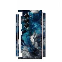HM Odos Apdangalas Galaxy Z Fold 7 6 Galinei Plėvelei Samsung Z Fold 5 Apsauginis Lipdukas Fold 4 Fold 3 Lipdukas Galinio Ekrano Apsauga Z FOLD7 dangaus mėlyna spalva
