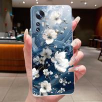 Dėklas Xiaomi 12 12X Dėklas Mi 12 Pro Lite Skaidrus Prabangus Madingas Drugelis Gėlė Galinis Dangtelis Mi12 Lite Minkštas TPU Silikonas Funda Xiaomi 12X