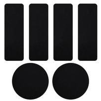 6 vnt./rinkinys Kulnų nusidėvėjimo taisymo batų pleistrų lipdukai Unisex Anti-Wear Heel Pėdų priežiūros įrankiai Pėdų priežiūros pagalvėlės įdėklai sportbačių apsauga juoda