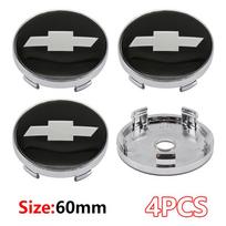 4 vnt. ABS+Aliuminio 60 mm emblema Automobilio ratlankio centrinis dangtelis Automobilio dalys Chevrolet Cruze Captiva Lacetti Spark Aveo Orlando Camaro gray