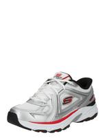SKECHERS Sportbačiai be auliuko 'Stamina' raudona / juoda / sidabrinė / balta