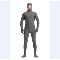 Suaugusiųjų Helovino Morphsuit Kostiumas Morph Suit Cosplay Kostiumas Bodysuit XL(Tag XL=US M) pilka spalva